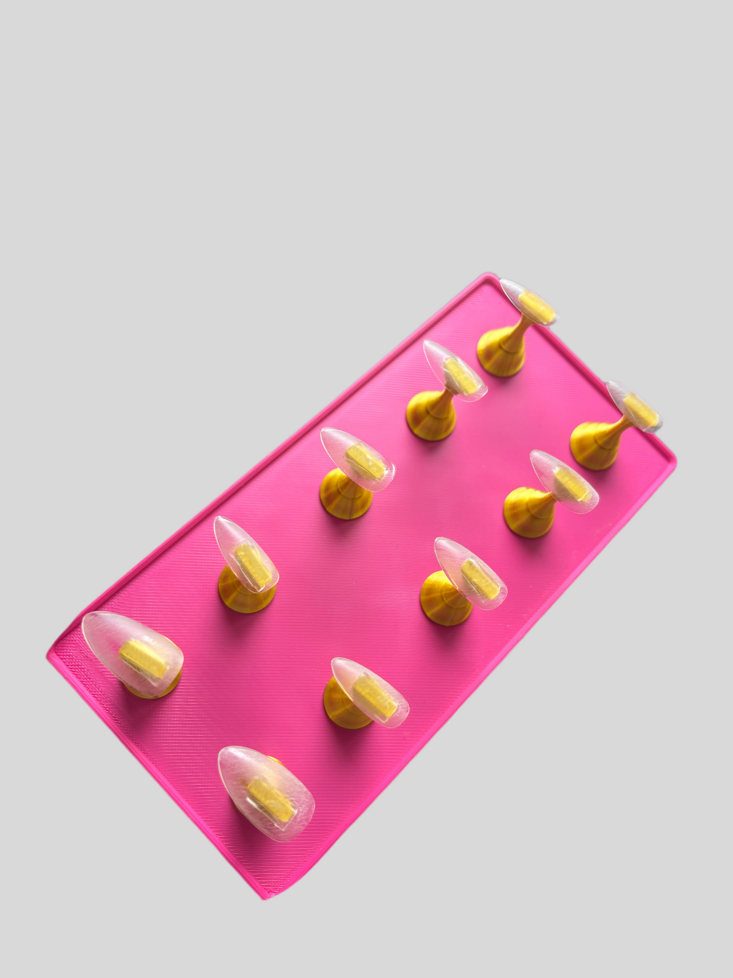 Pink Magnetic Nail Stand