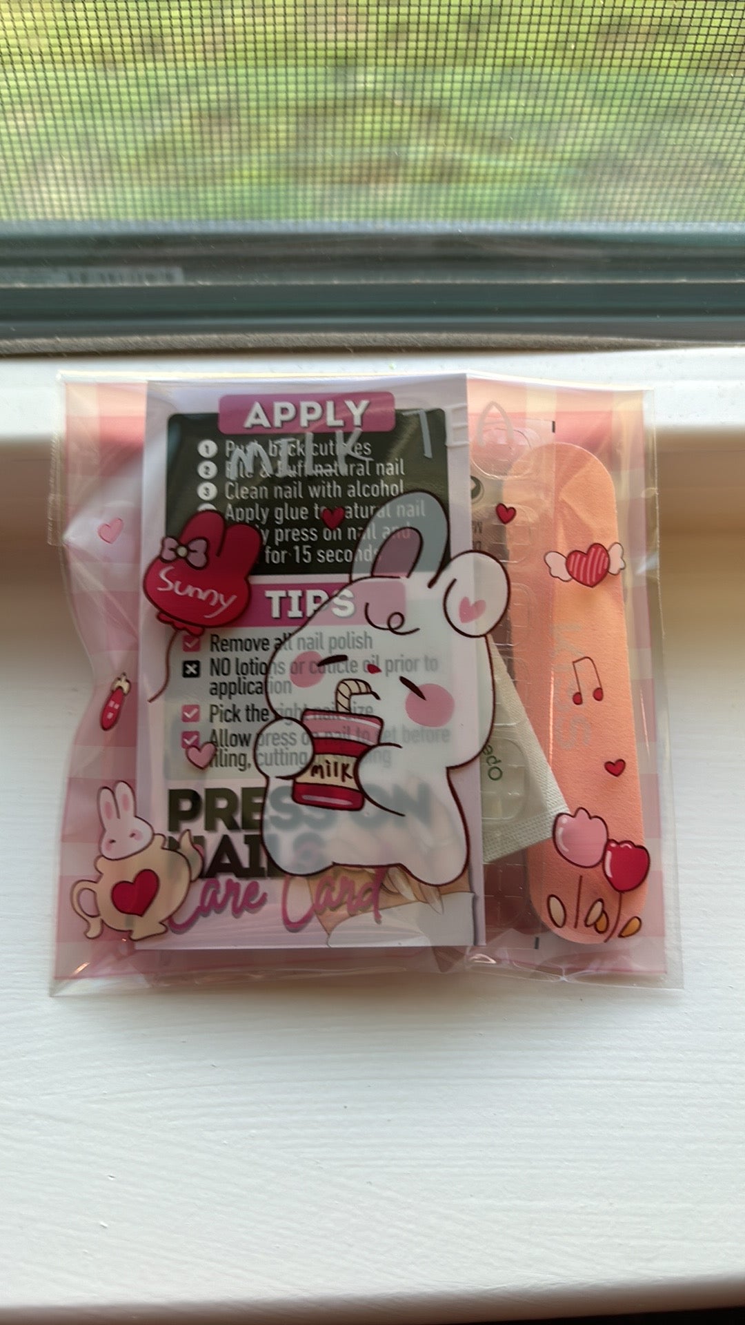 Kawaii Inspired Short Press On Nails