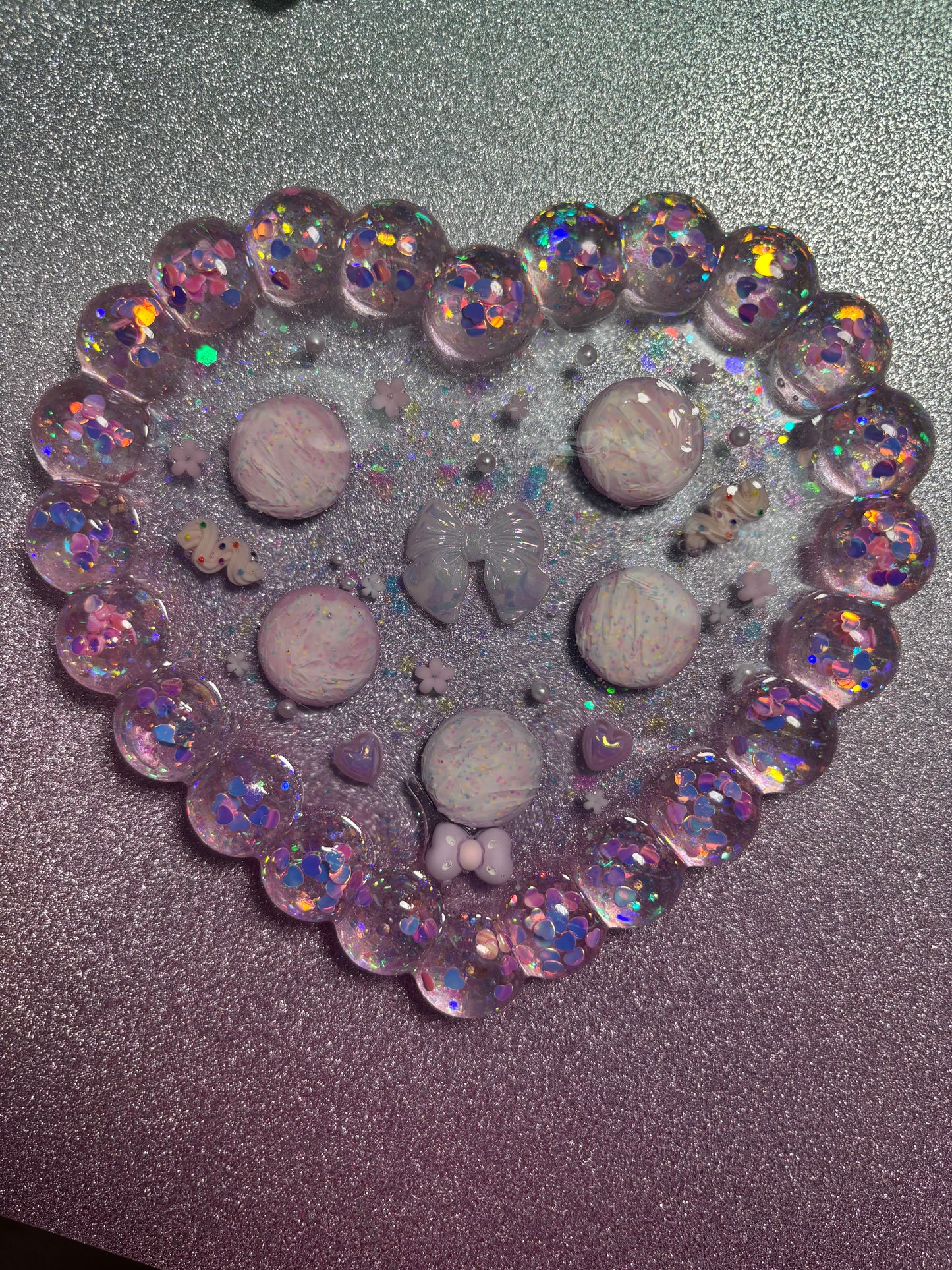 Heart 5 Nail Stand & Base