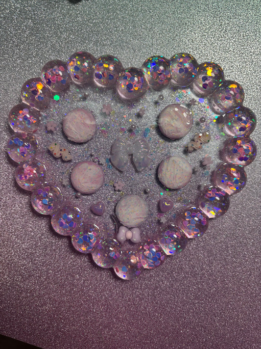 Heart 5 Nail Stand & Base