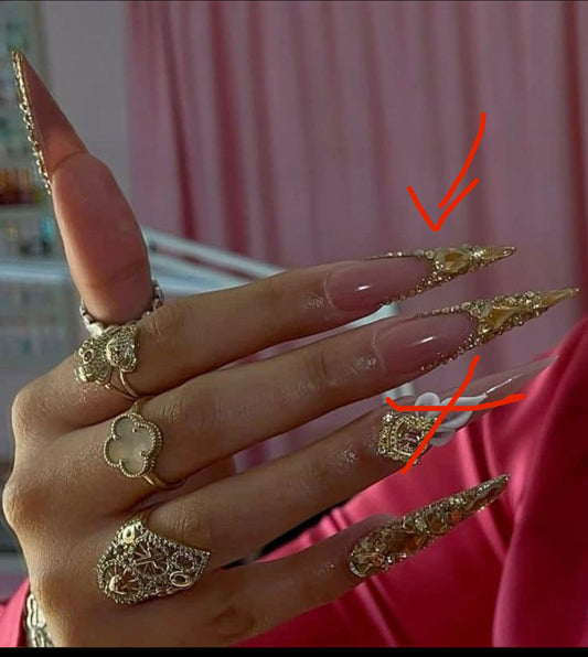 Gold Rhinestone Frenchies